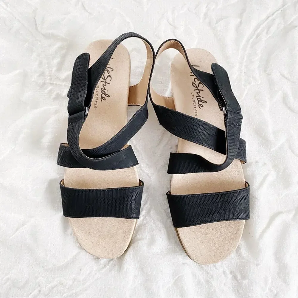 BOGO Life Stride Sincere Wedge Sandal Size 10W New